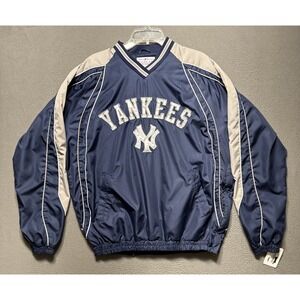 MLB New York Yankees G III Sports Carl Banks Pullover Mens L Windbreaker Lined